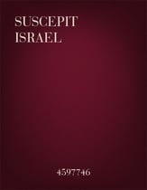 Suscepit Israel SSA choral sheet music cover